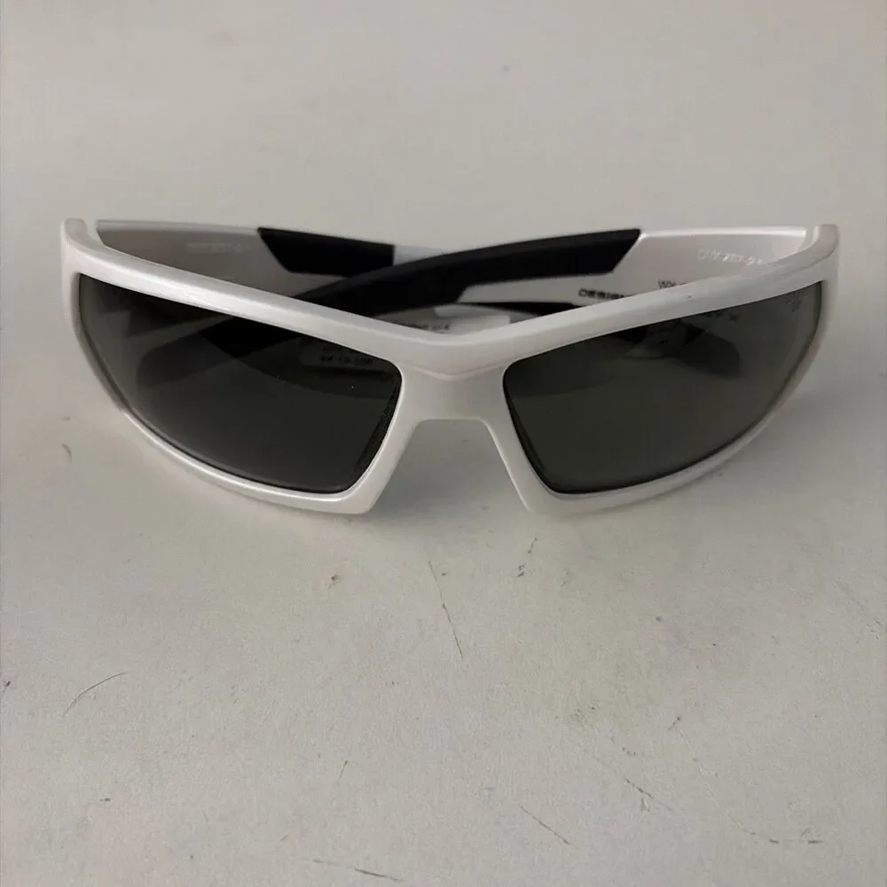 NWT DVX Next  Wiley X Wrap white & black Polarized sunglasses  MSRP $76